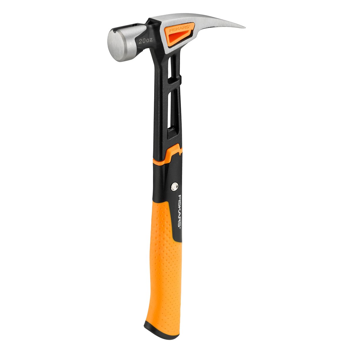 Fiskars IsoCore L 1020214 – tesárske kladivo 567 g s vyťahovačom klincov a tlmením vibrácií, 34 cm