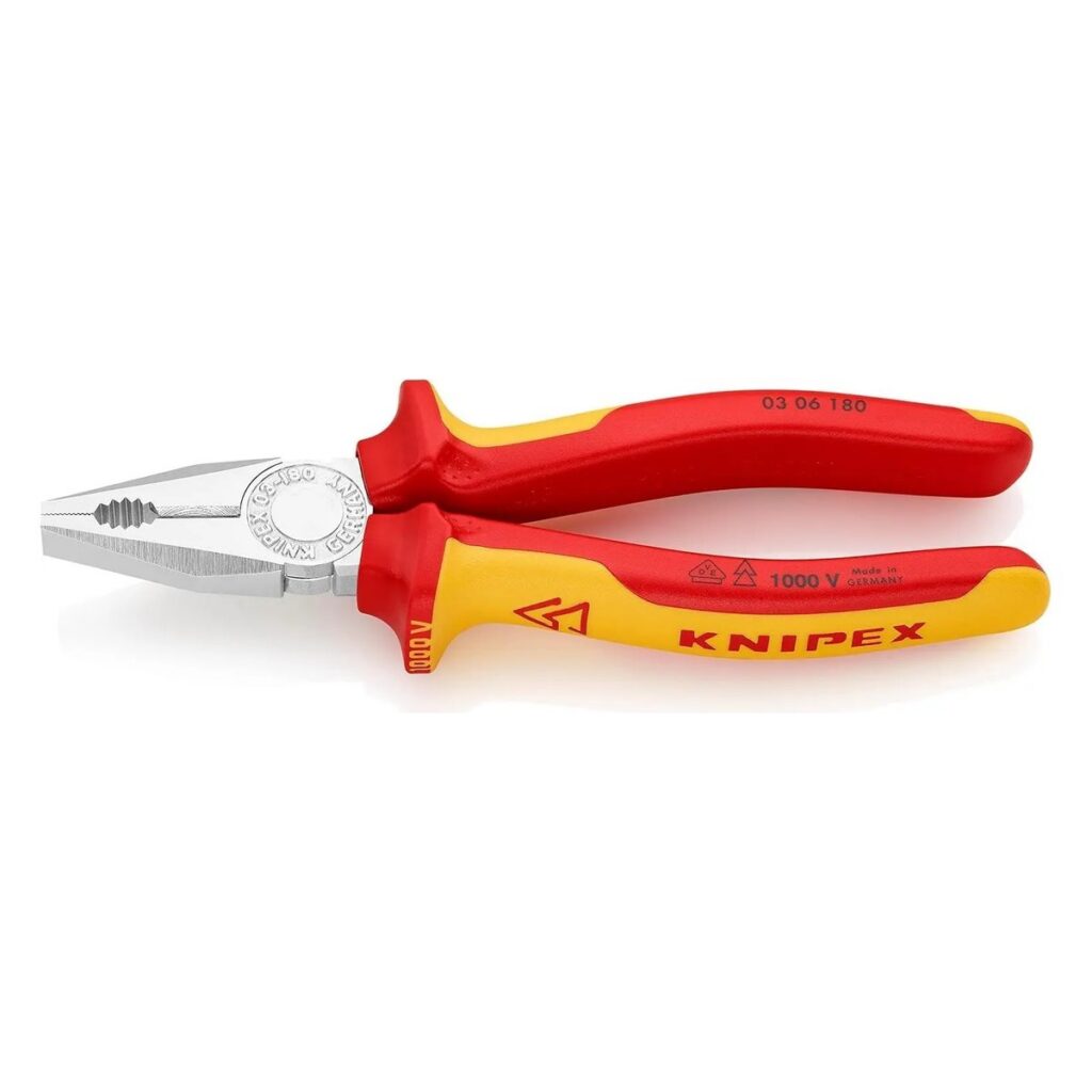 Knipex 03 06 180 – kombinované kliešte VDE 1000 V, 180 mm