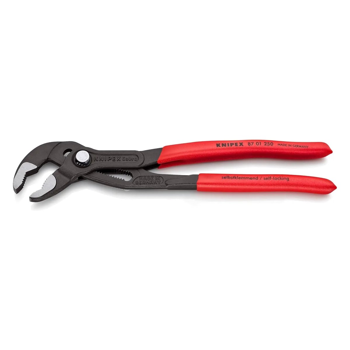 Knipex Cobra 87 01 – inštalatérske kliešte na rúrky a matice, 180–300 mm