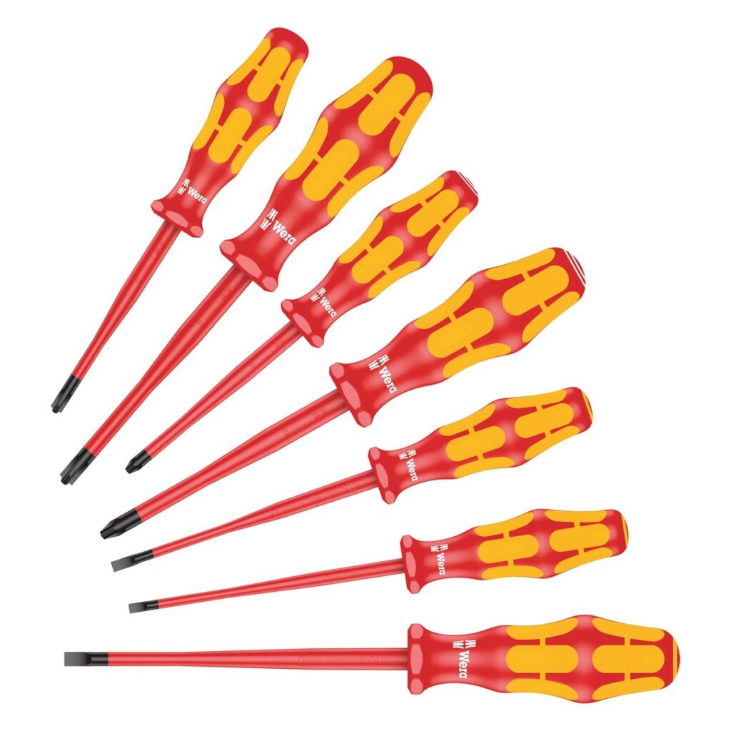 Wera Kraftform Plus 160 iSS/7 (05135961001) – 7-dielna sada zúžených izolovaných skrutkovačov VDE do 1000 V